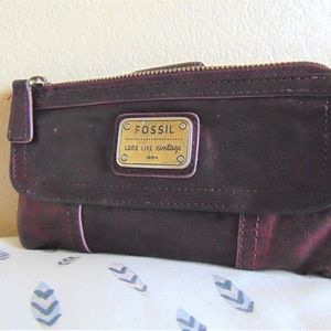 Fossil | Vintage Leather Snap Bifold Emory Wallet